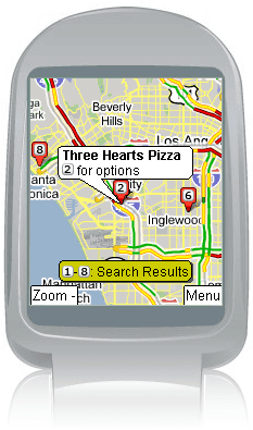 google mobile phone map
